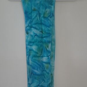 Elegant Blue and Green Women's Scarf